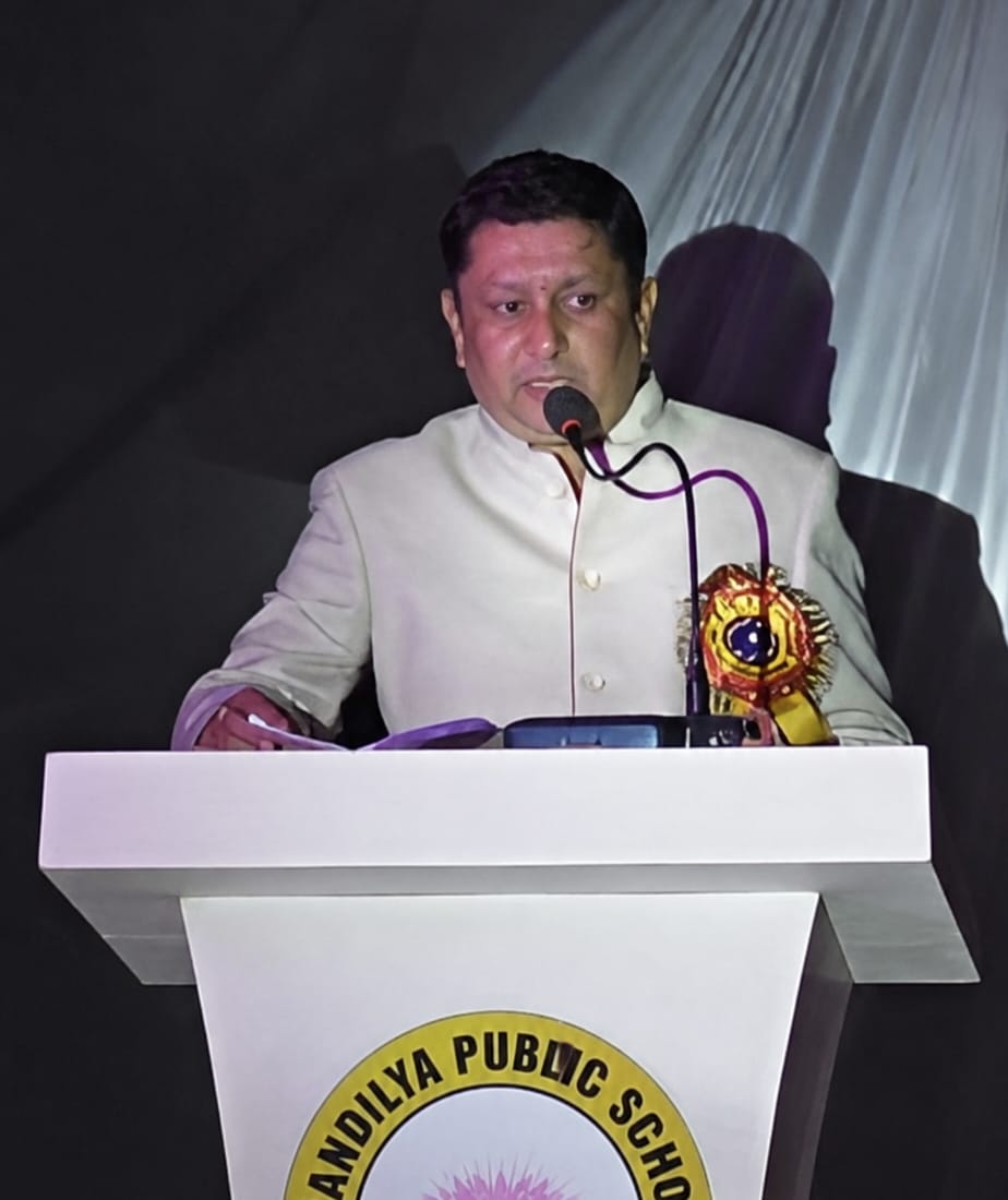 Er. Arvind Kr. Tiwari, Manager of Shandilya Public School